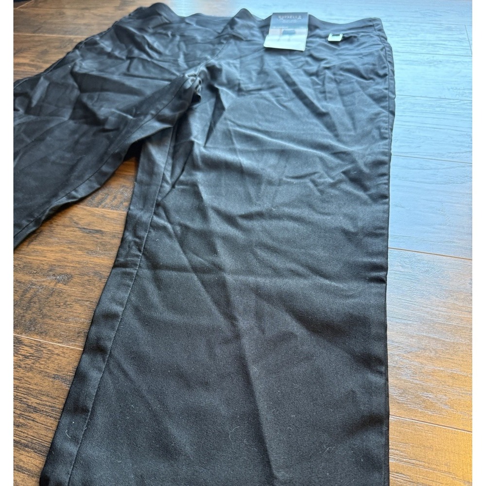 Rafaella 18Comfort Capri Career Pants Women's Size 18 Black Pull On Stretch NWT - Picture 3 of 7